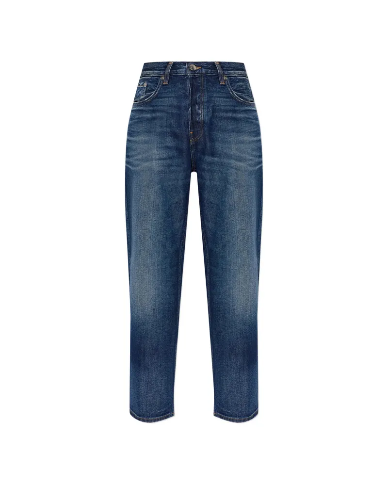 Haikure Betty Whiskered-effect Jeans Blue