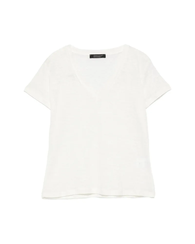 ARAGONA V-neck T-shirt White