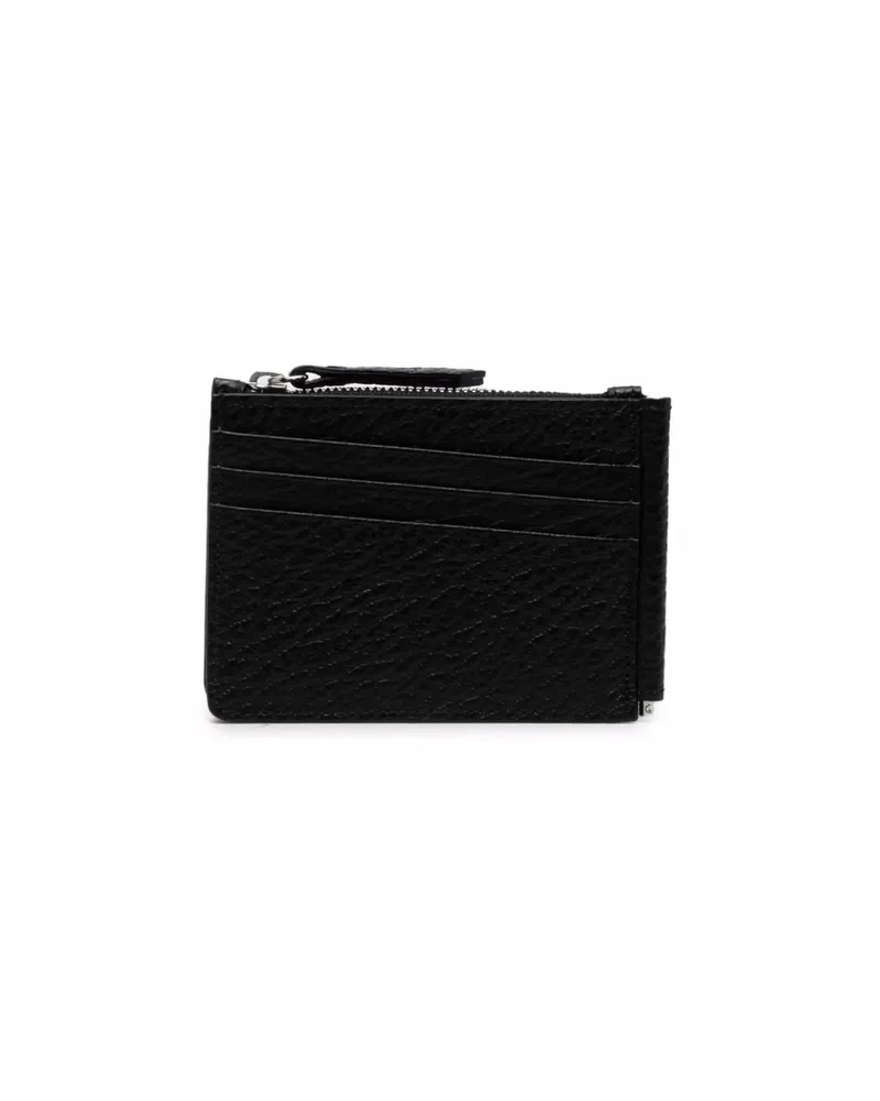 Maison Margiela Four-stitch Leather Wallet Black