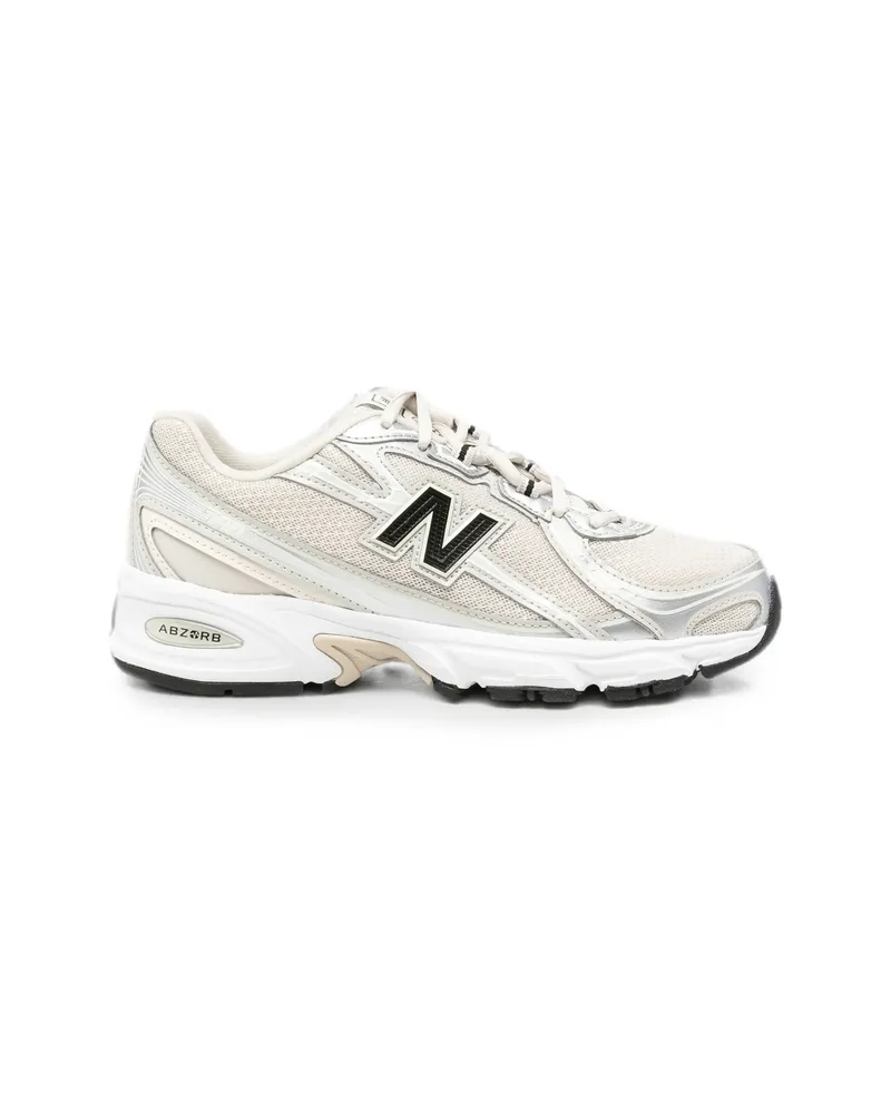 New Balance Abzorb Mesh-panelled Logo-patch Sneakers Neutrals