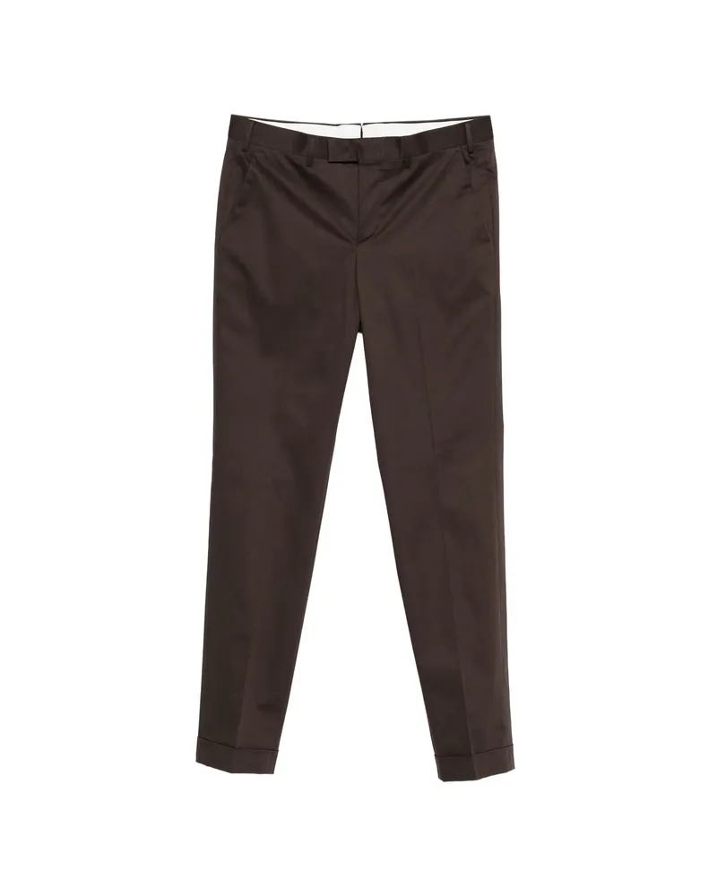 PT TORINO Cuffed Trousers Brown