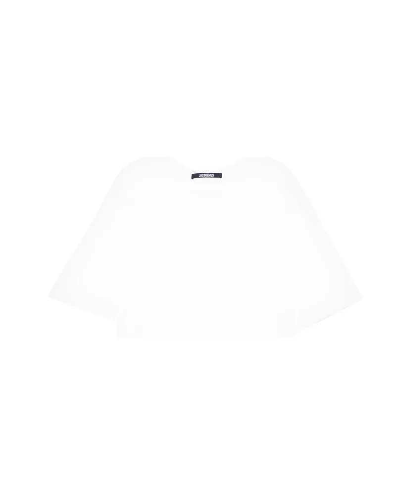 Jacquemus Pleated T-shirt White