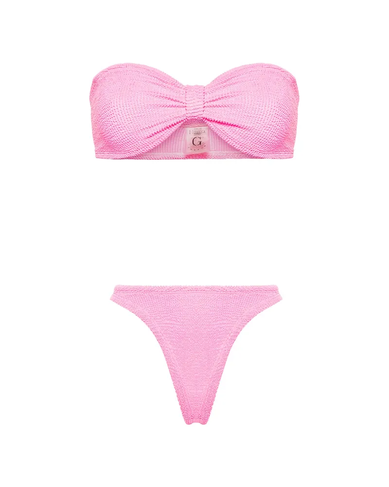 Hunza G Tina Crinkles Bikini Pink