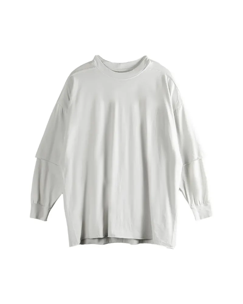DRKSHDW by Rick Owens Layered Long-sleeve Sweashirt Neutrals
