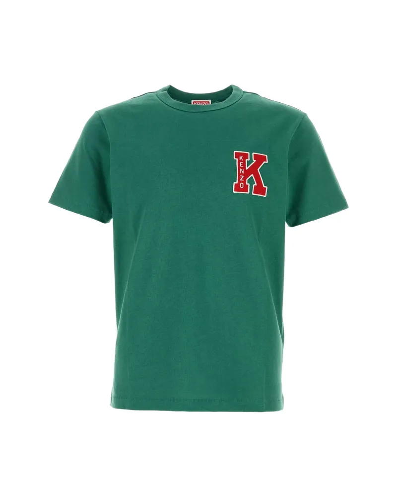 Kenzo Logo-patch T-shirt Green