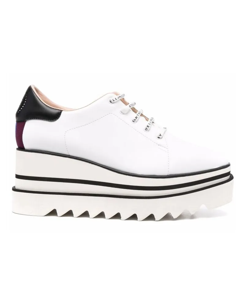 Stella McCartney Elyse Ridged Sole 80mm Sneakers White