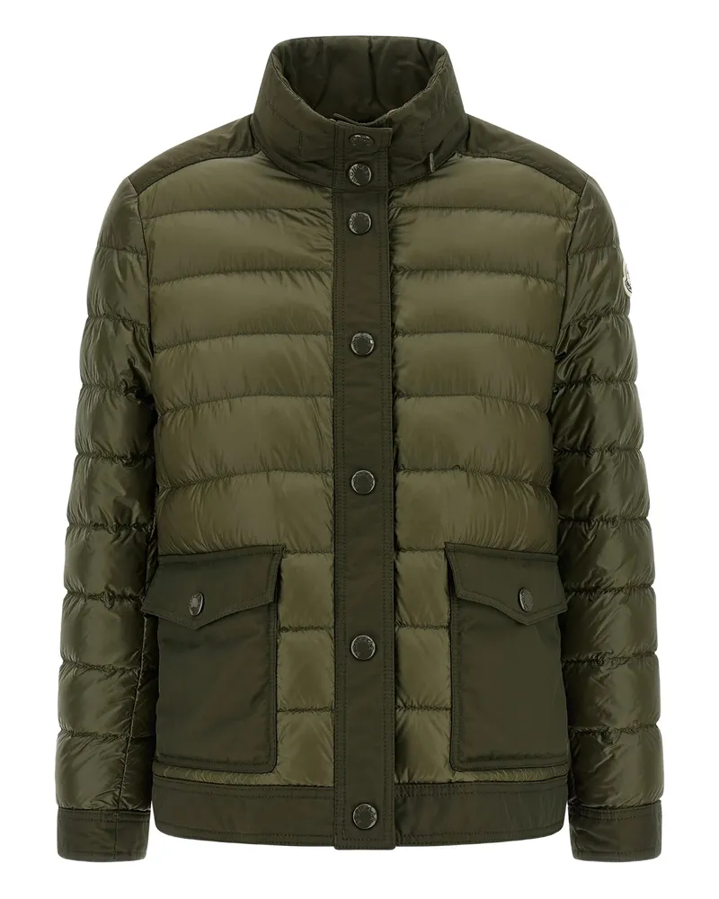 Moncler Origan Quilted Puffer Jacket Green