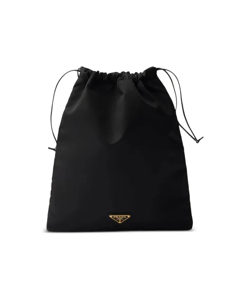 Prada Wish Re-Nylon Pouch Black