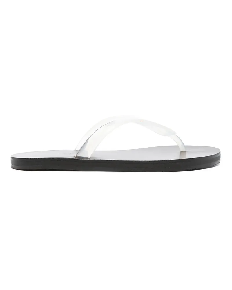 Ancient Greek Sandals Saionara Jelly Flip Flops White