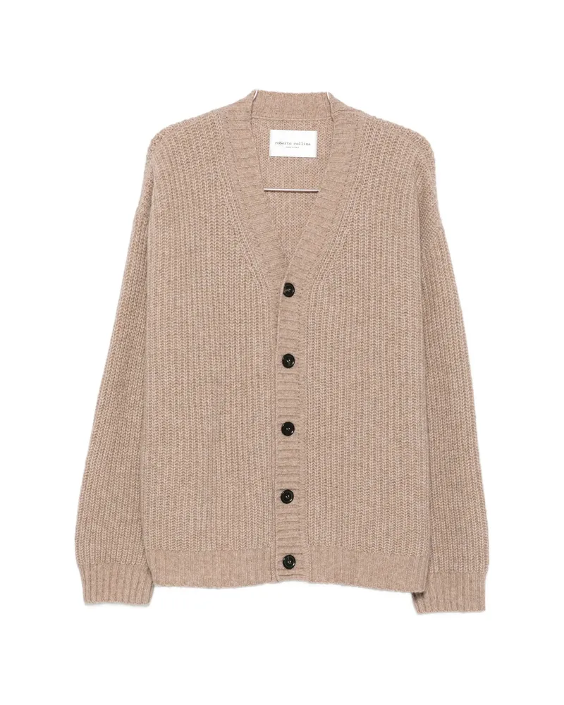 Roberto Collina V-neck Cardigan Brown