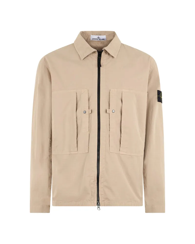 Stone Island Patch Pocket Jacket Neutrals