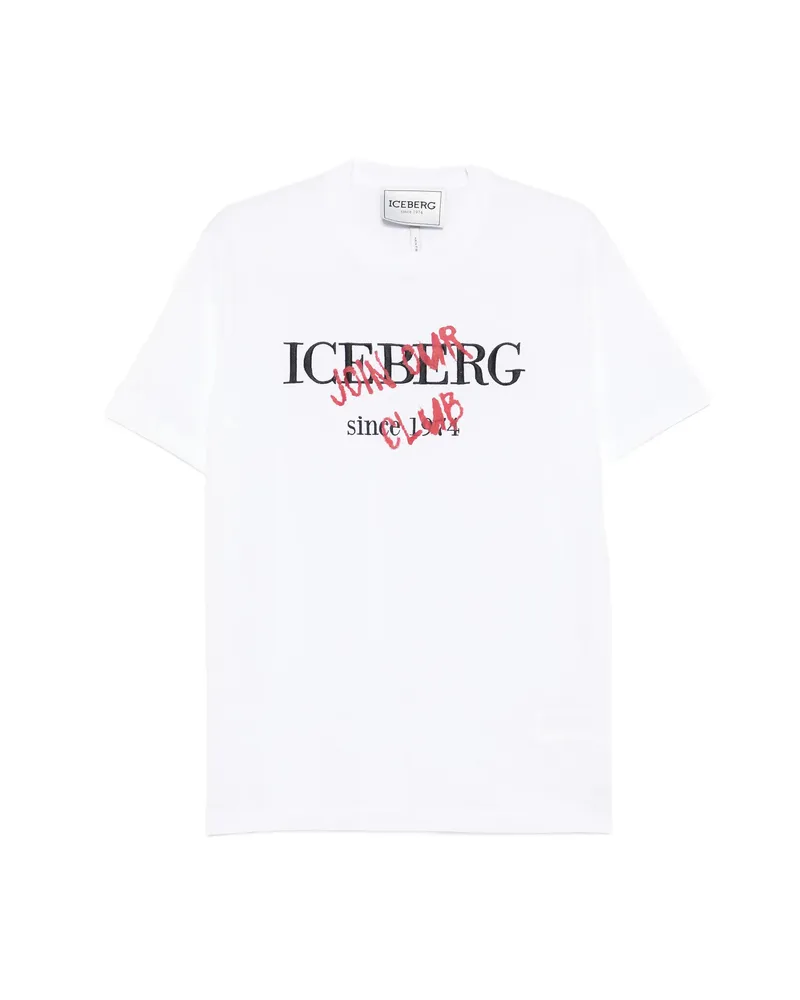 Iceberg Crew-neck Logo T-shirt White