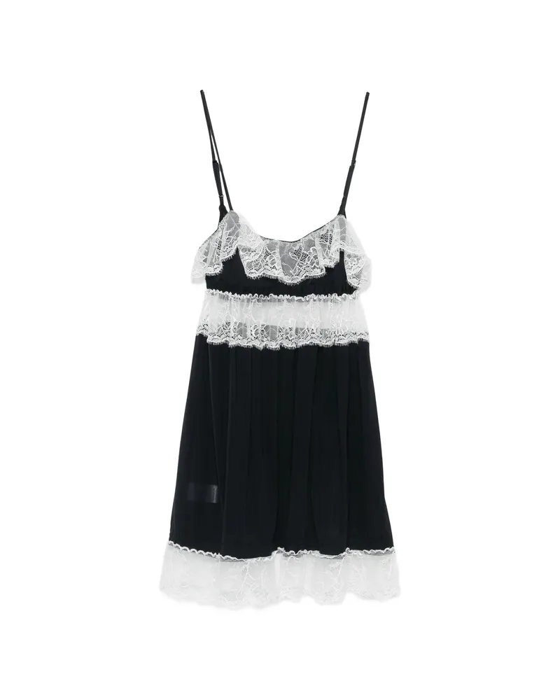 GIMAGUAS Yasmin Lace Mini Dress Black