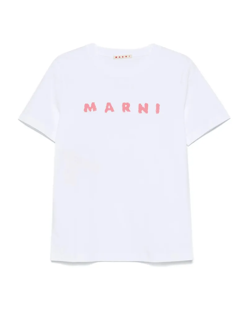 Marni Logo-print T-shirt White