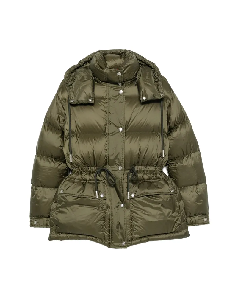 Moncler Sesie Drawstring-waist Jacket Green