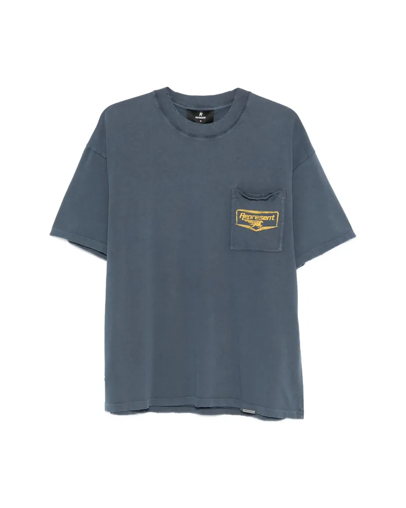 REPRESENT Pocket Graphic T-shirt Blue
