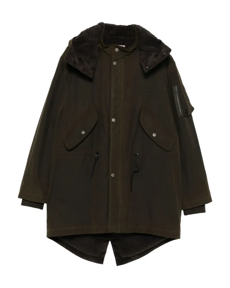 Baracuta Corduroy-collar Jacket Green