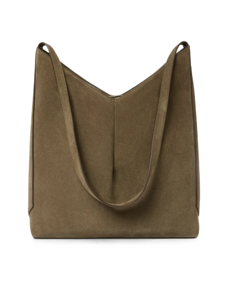 Studio Nicholson Hoho Suede Tote Bag Green