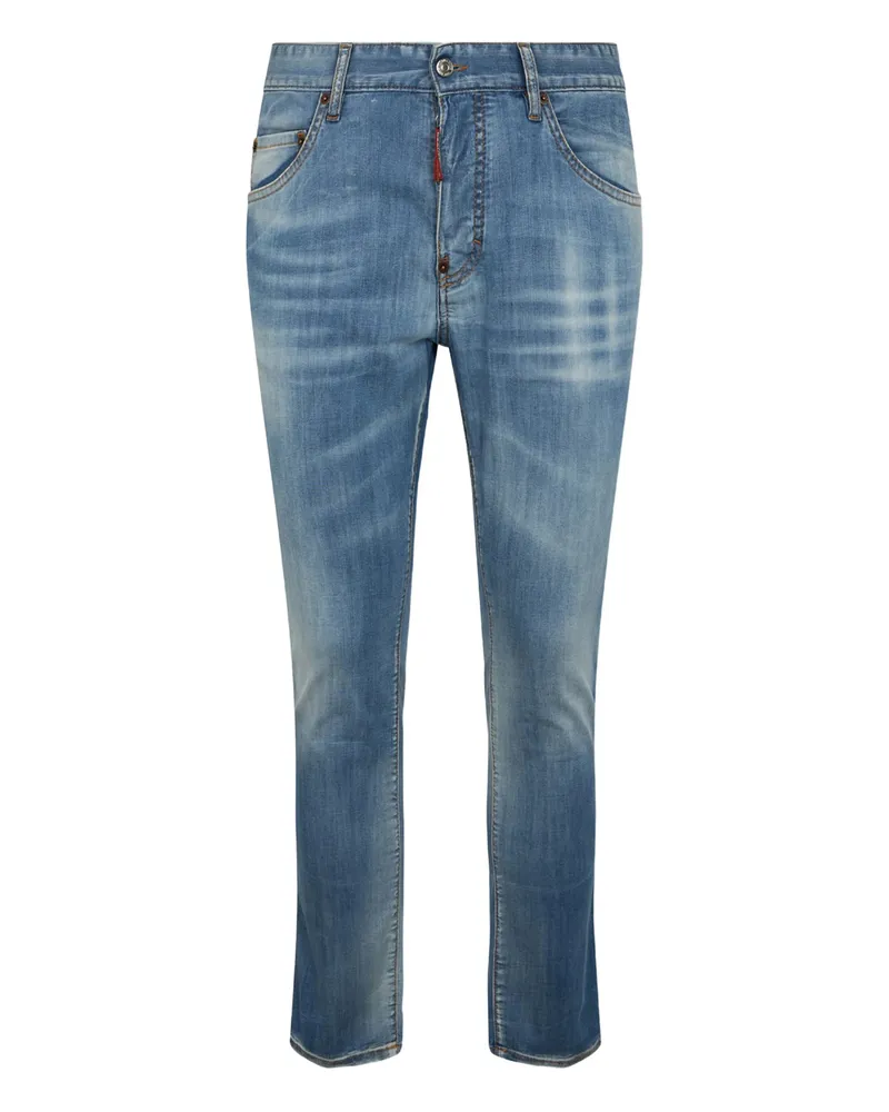 Dsquared2 Logo-patch Jeans Blue