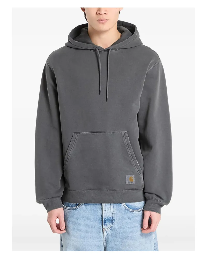 Carhartt WIP Drawstring-hood Pouch-pocket Hoodie Black