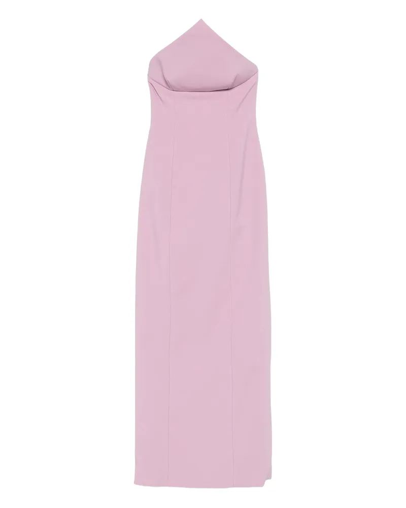 Solace London Off-shoulder Maxi Dress Pink