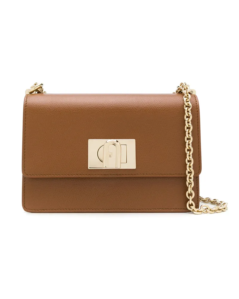 Furla 1927 Twist-lock Crossbody Bag Brown
