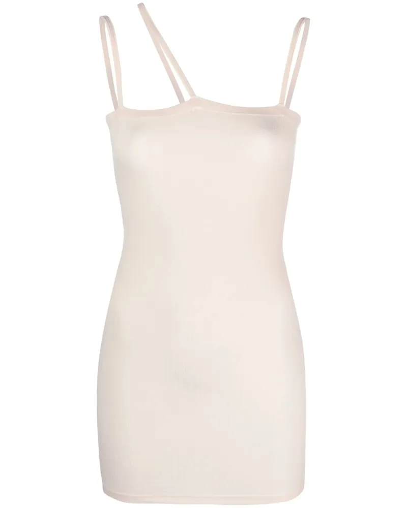 Baserange Nida Square-neck Top Neutrals