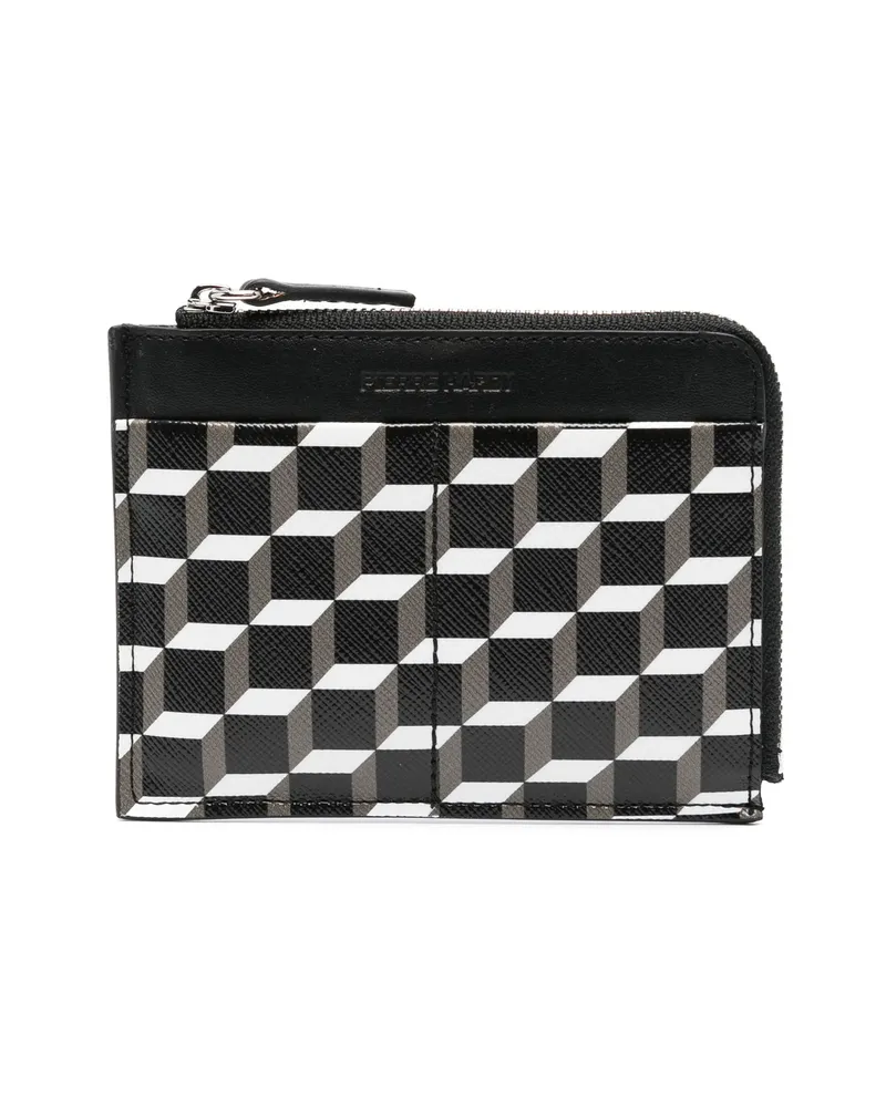 Pierre Hardy Perspective Cube Leather Wallet Black