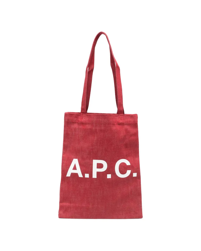 A.P.C. A. p.c. Lou Tote Bag Red