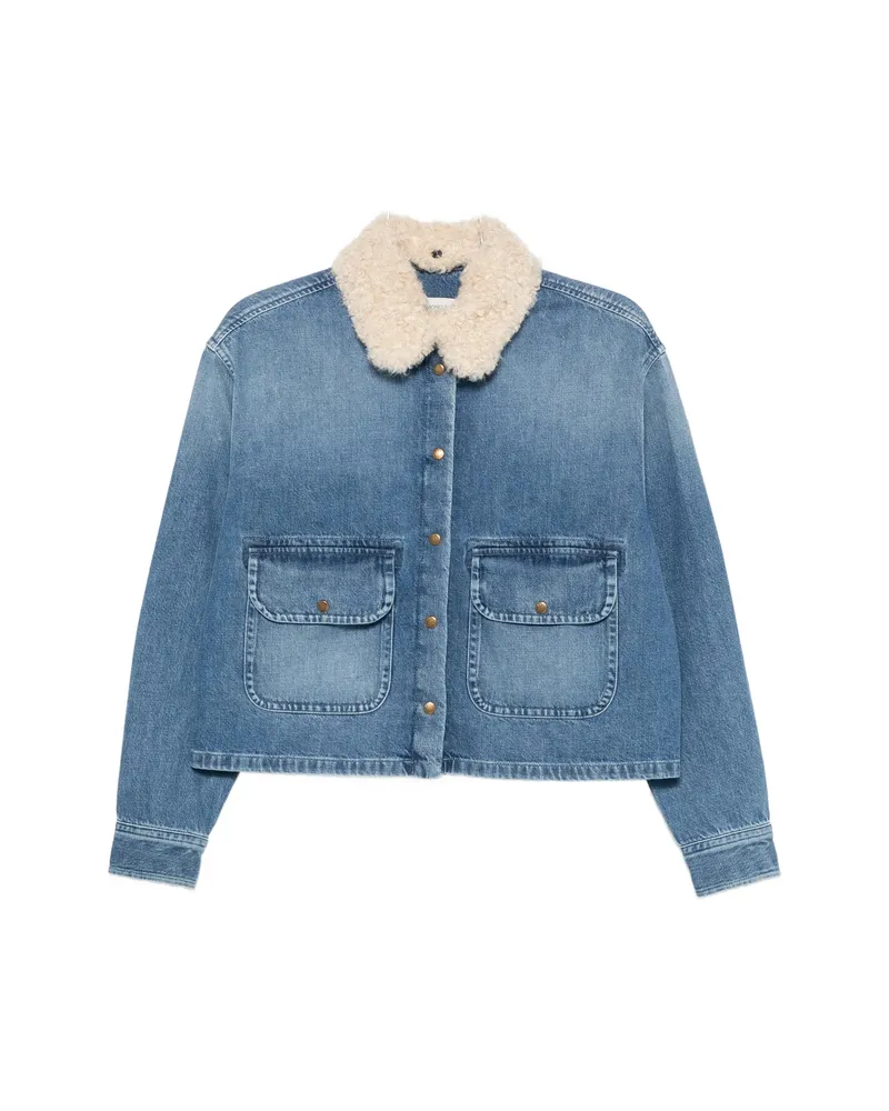 Moncler Long-sleeve Jacket Blue