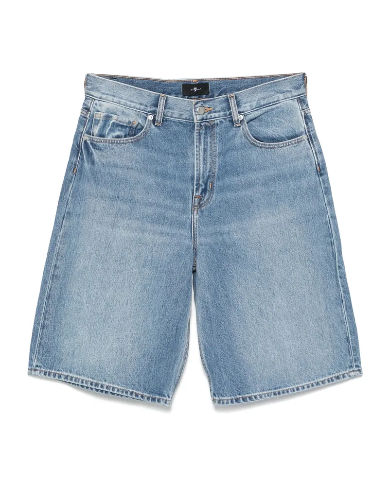 7 for all mankind Mason Denim Shorts Blue