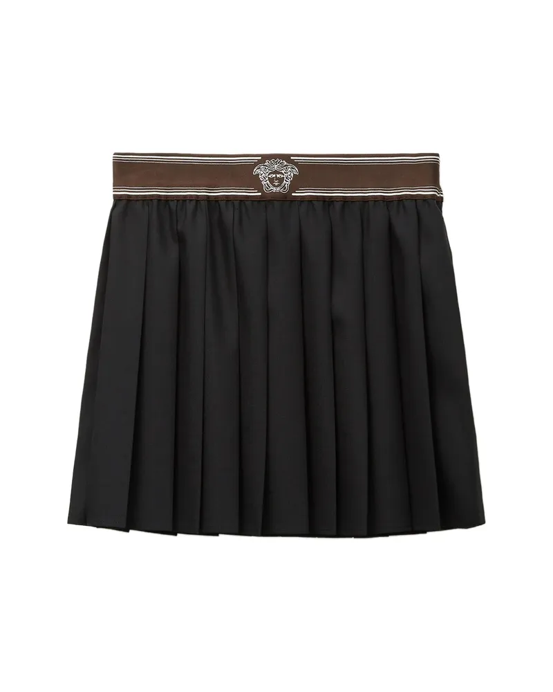 Versace Medusa '95 Pleated Skirt Black