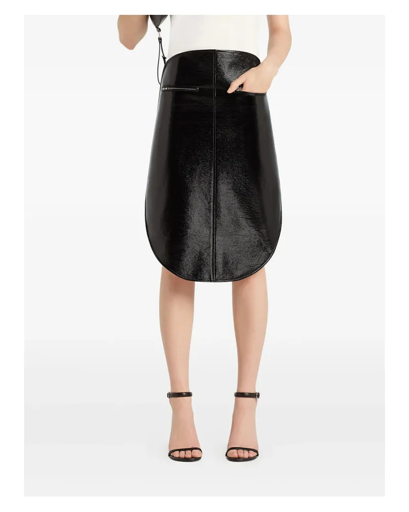 Courrèges High-waisted Skirt Black