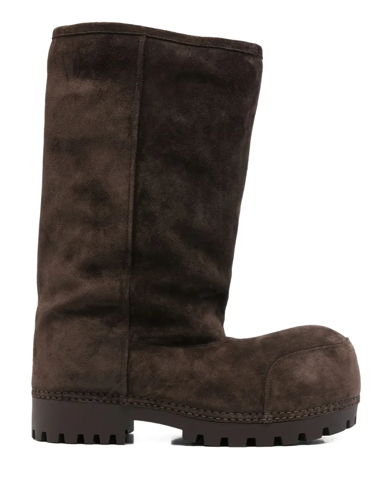 Balenciaga Alaska Lug-sole Boots Brown