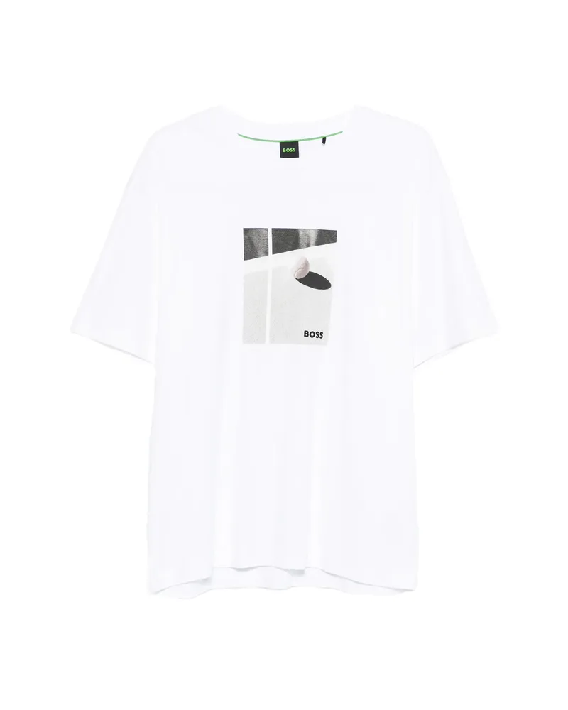 HUGO BOSS Graphic-print T-shirt White