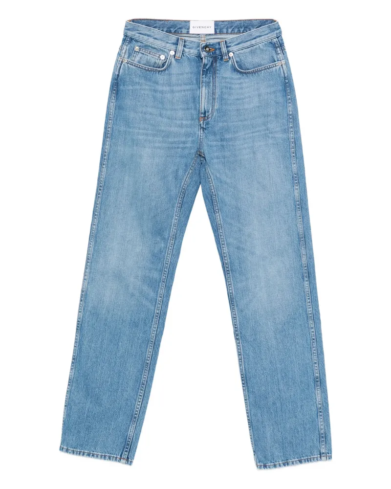 Givenchy Logo-patch Jeans Blue
