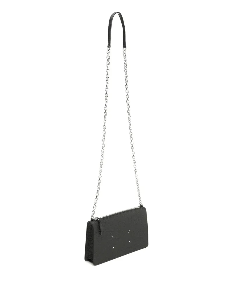Maison Margiela Zipped Wallet-on-chain Black