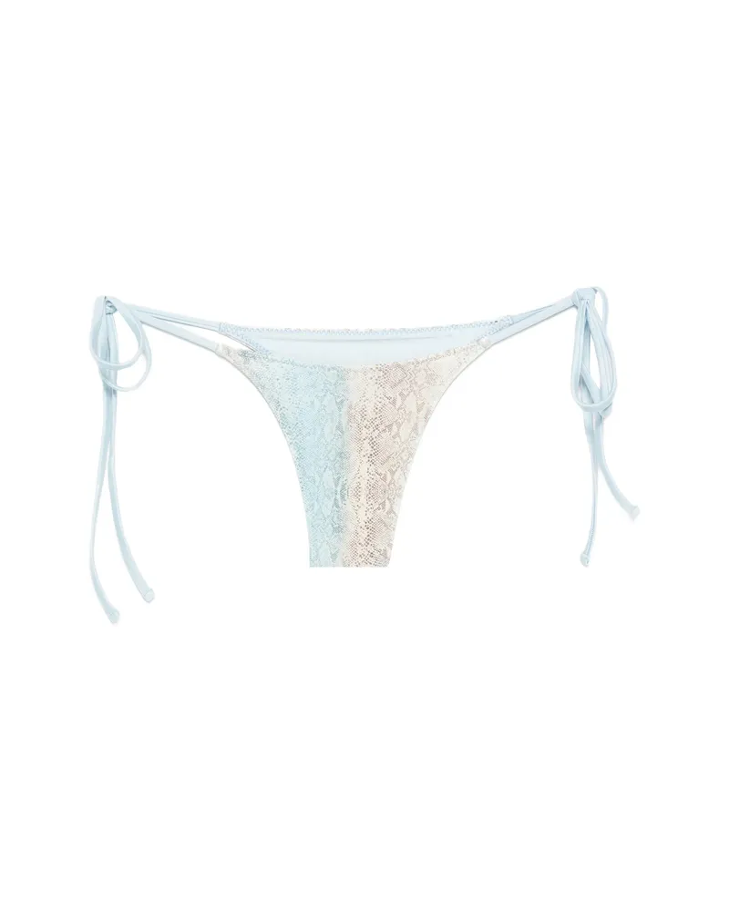 Frankies Bikinis Divine Tie-side Bikini Bottom Blue