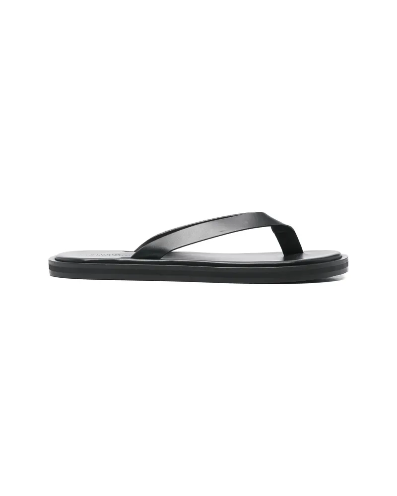 Studio Nicholson Leather Flat Sandals Black