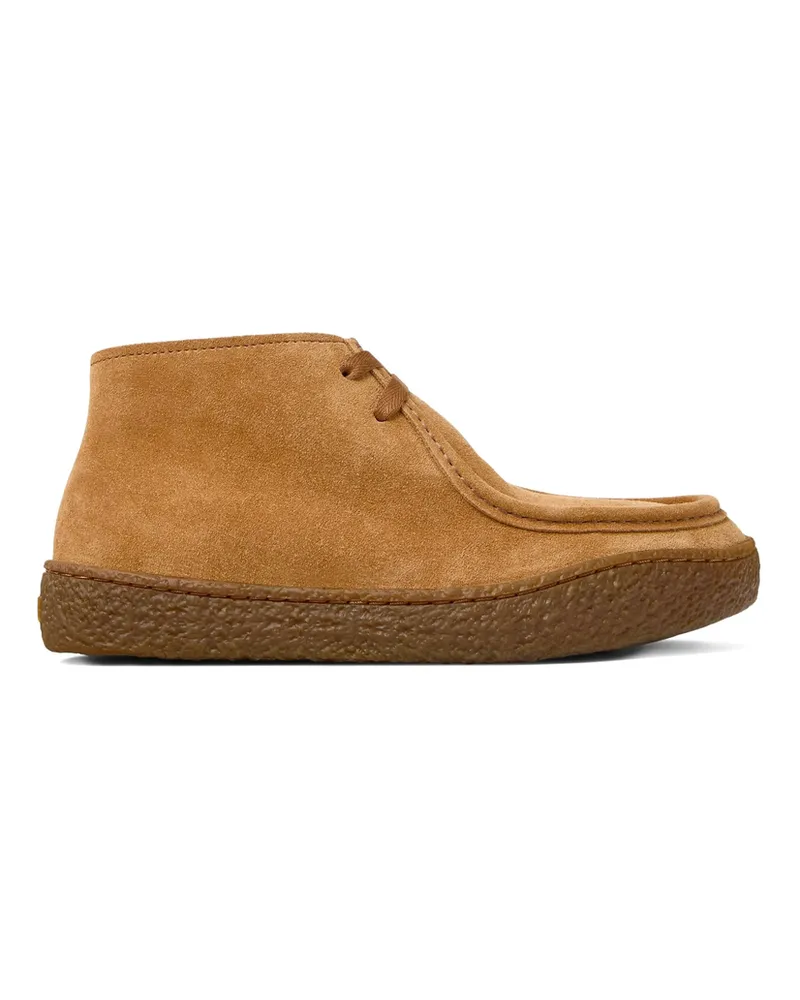 Camper Peu Terreno Suede Lace-up Boots Brown