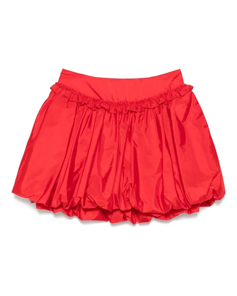 Simone Rocha Gathered-detail Mini Skirt Red