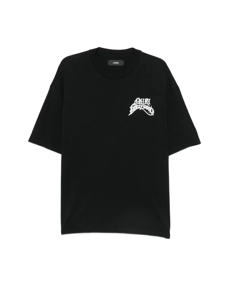 Amiri Hollywood Lightweight Jersey Skate T-shirt Black