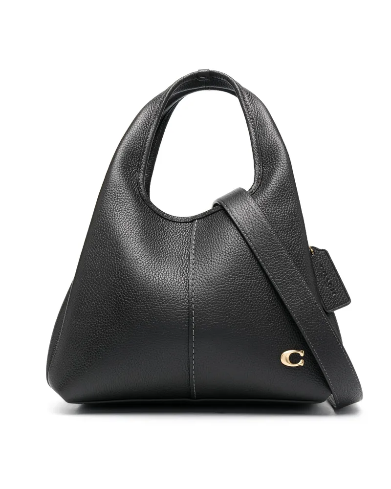Coach Pebbled-leather Tote Bag Black