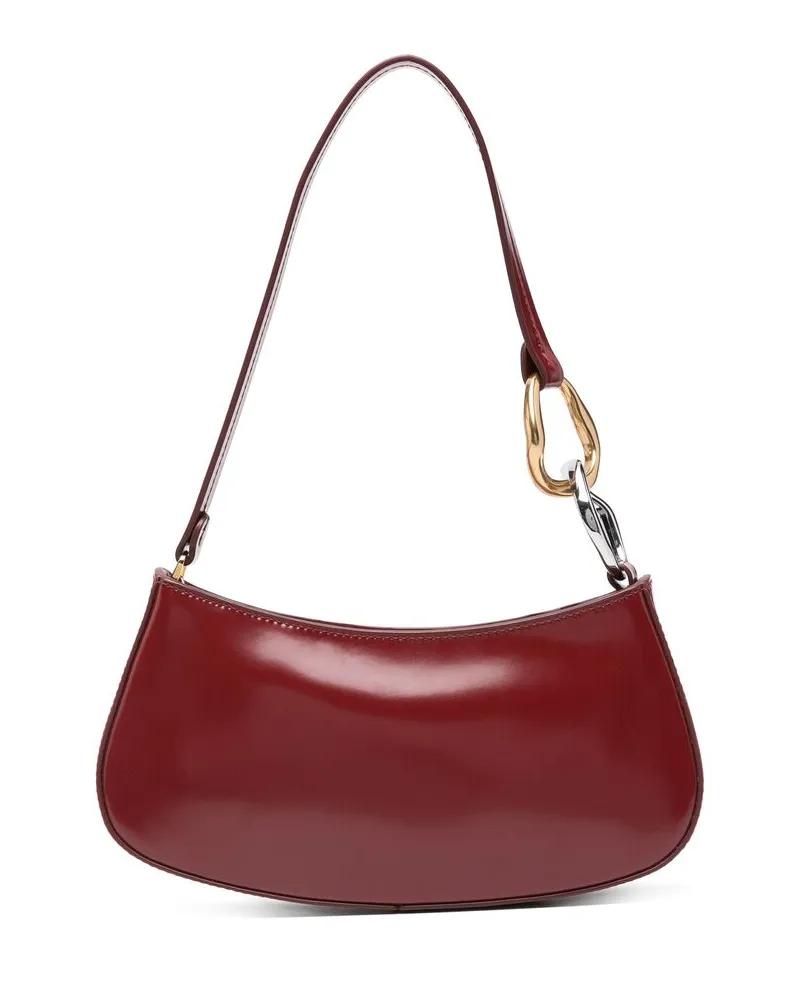 STAUD Mini Ollie Shoulder Bag Red