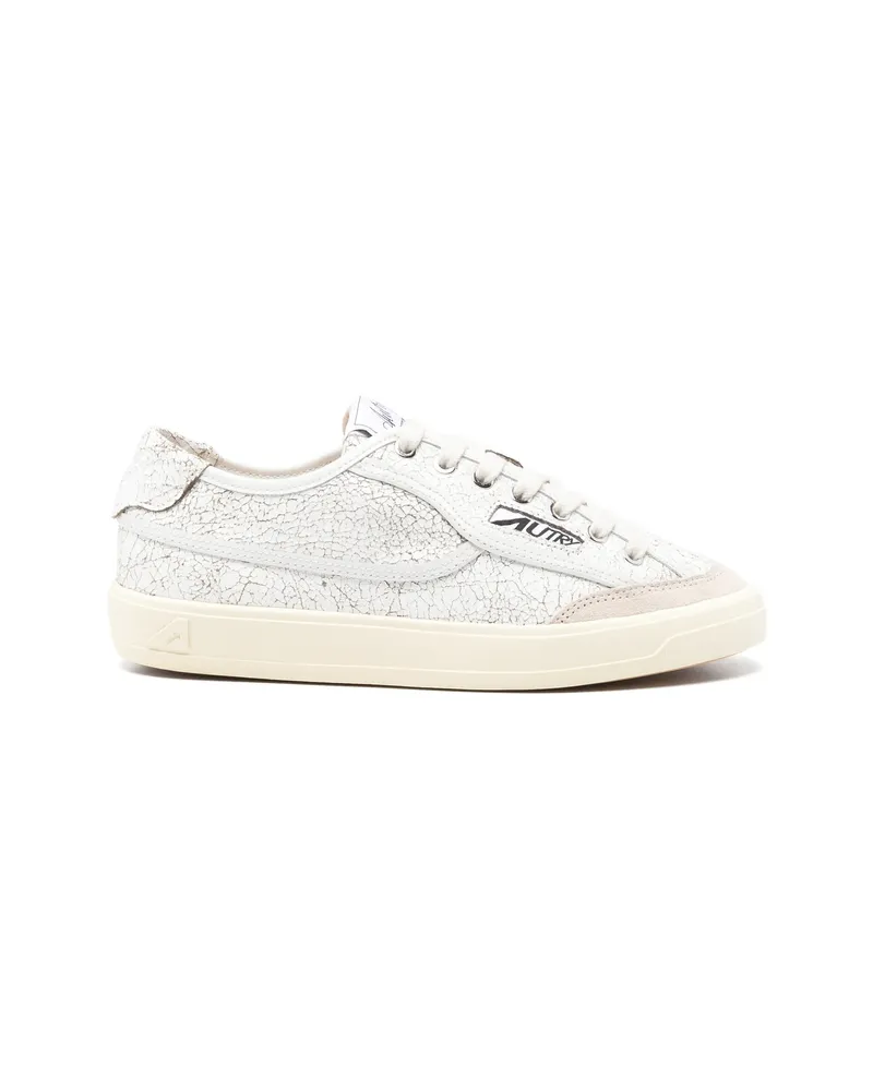AUTRY Cracked-effect Windscape Sneakers White