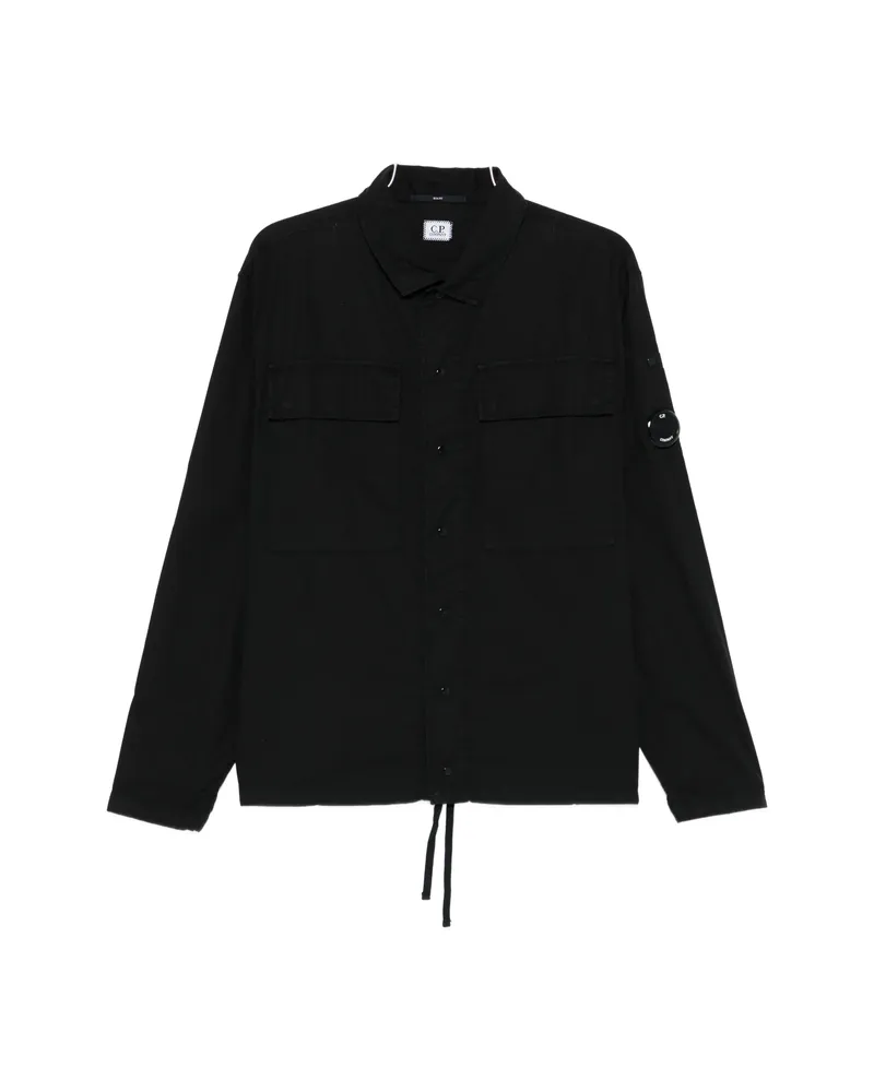 C.P. Company C. p. Company Cotton Rip-stop Shirt Black