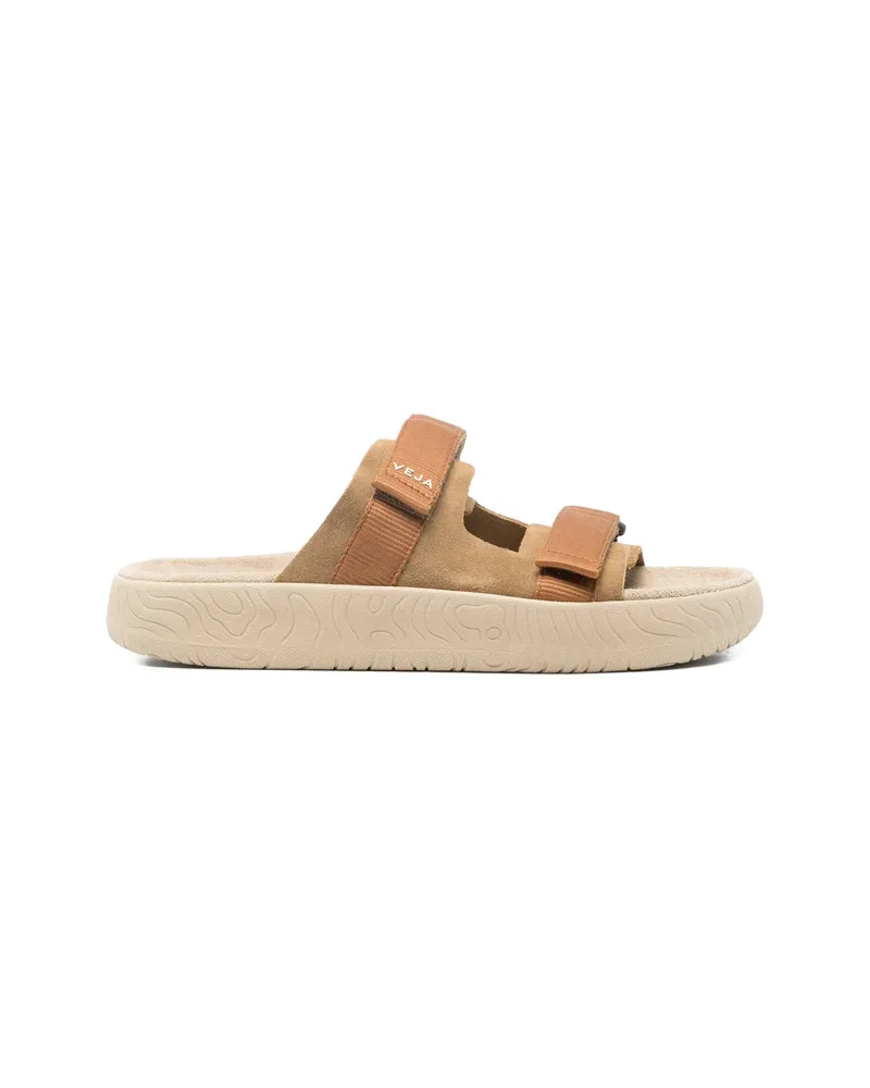 VEJA Arpoador Suede Sandals Neutrals