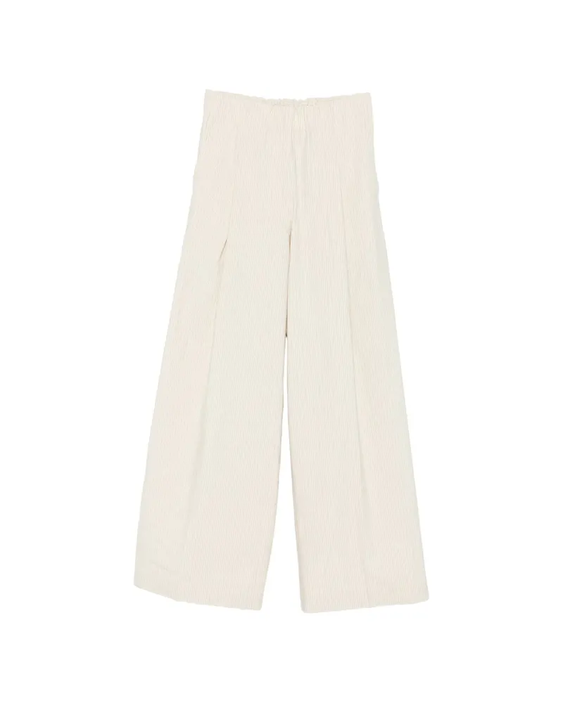Dries van Noten Stripe-pattern Trousers Neutrals