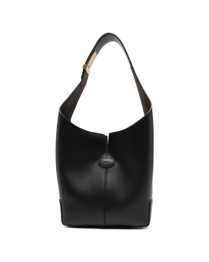 TOD'S Di Bag Folio Shoulder Bag Black