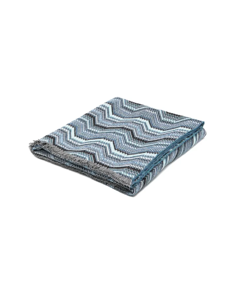 Missoni Home Merano Throw Blue